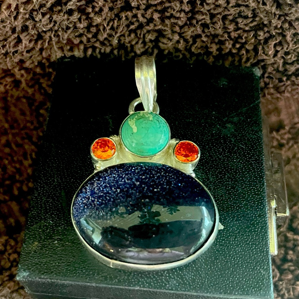 Silver 925 Pendant 2 “ with bale